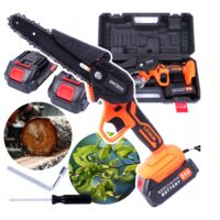 Fierastrau cu acumulator, tip drujba pentru taierea ramurilor, crengilor, 2 acumulatori 1500 mAh, Kraft