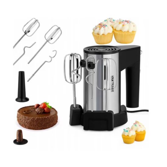 Mixer de bucatarie din otel inoxidabil, putere 1000 W, 5 trepte de viteze, Kraft