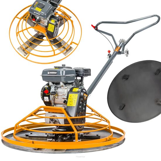 Elicopter pentru finisare, nivelare beton, 98cm 7CP 97KG, Powermat