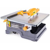 Masina electrica de taiat gresie, placi ceramice, faianta, cu apa, 1800 W, disc 180 mm, taiere la unghi, Powermat