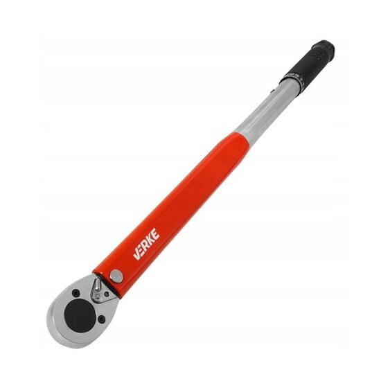 Cheie dinamometrica profesionala, 1/2", interval cuplu reglabil 70-350 Nm, lungime 620 mm, Verke