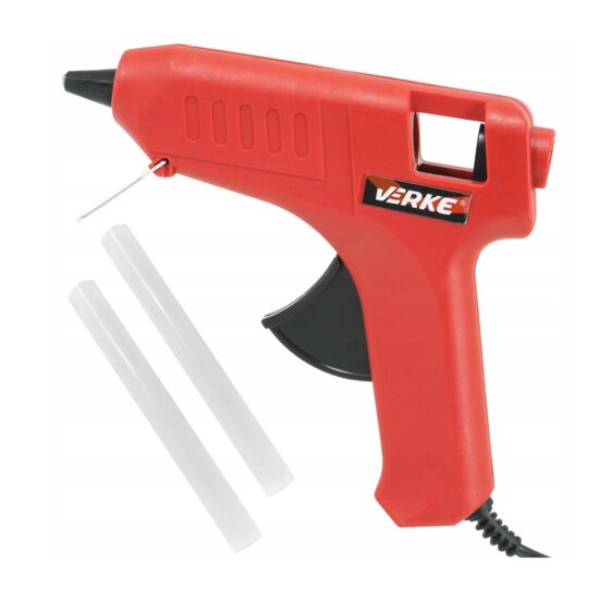 Pistol electric pentru lipit cu batoane de silicon, 40 W, diametru baton 11, 2 mm, Verke