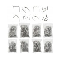 Set capse pentru sudura plastic, diametru 0.6 - 0.8 mm, 800 piese, Verke