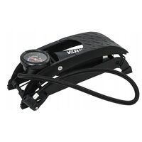 Pompa de picior cu  manometru piston dublu pentru umflat, presiune 7 bari, Verke