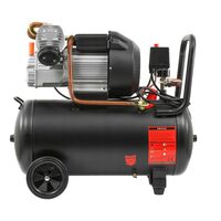 Compresor de aer cu 2 Cilindri, capacitate rezervor 50 Litri, 3 CP, debit 250 l/min, 8 bari, Verke