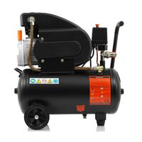 Compresor de aer cu 1 cilindru, capacitate rezervor 24 litri, 2CP 230V, 8 bari, debit 130 L/min, Verke