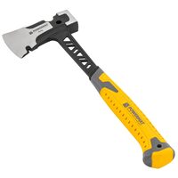 Topor din otel forjat, cu cap ciocan si tubulara de 17mm, 910 g, Powermat
