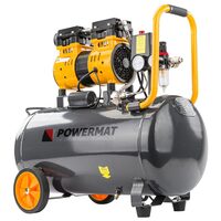 Compresor de aer silentios, capacitate rezervor 50 l, 8 bar, Powermat