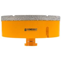 Carota diamantata pentru gresie, granit, ceramica, utilizare umeda/uscata, prindere M14, diametru 120 mm, Powermat