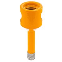 Carota diamantata pentru gresie, granit si marmura, 8 mm, filet M14, Powermat