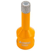 Carota diamantata pentru gresie, granit, ceramica, utilizare umeda/uscata, prindere M14, diametru 10 mm, Powermat