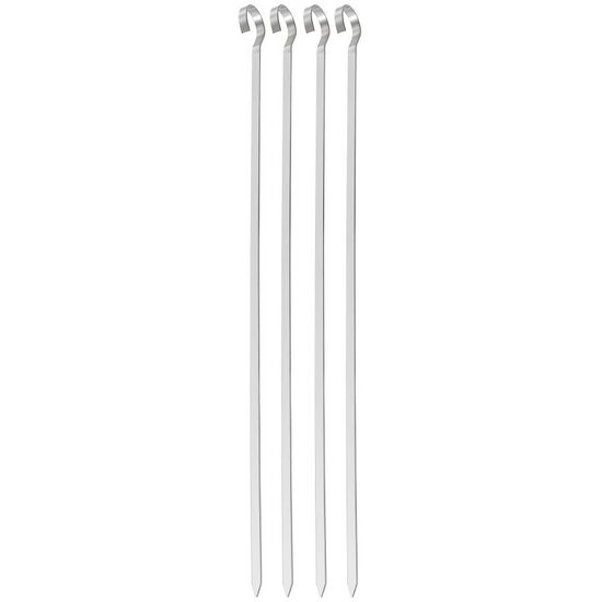 Frigarui pentru gratar 35,8 cm, otel inoxidabil, 4 piese, KingHoff