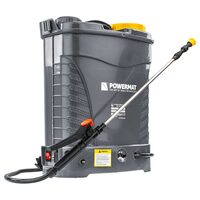 Pulverizator electric, vermorel cu acumulator pentru stropit, 12 V, capacitate 16 litri, presiune 4.5 bari, timp incarcare 8 ore,  duze inclus, Powermat