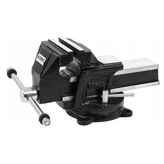 Menghina rotativa de banc turnata, 100 mm 4", din fonta, cu nicovala, Premium Line, Verke