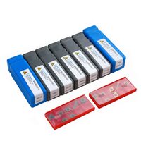 Set cutite pentru strung, cu placute din carbura, 20 x 20 mm, 28 piese, Kraft
