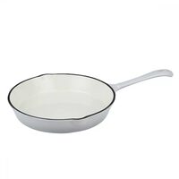 Tigaie adanca din fonta emailata, diametru 20 cm, inaltime 4 cm, gri , Kinghoff