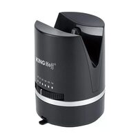 Dispozitiv manual pentru ascutit cutite cu unghi reglabil in 6 trepte 14°-24° si ventuza, 6.2 x 8.6 cm, negru, Kinghoff 