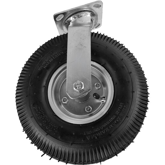 Roata pivotanta pentru carucior de transport, 10" 25 cm, capacitate incarcare 80 kg, Kraft