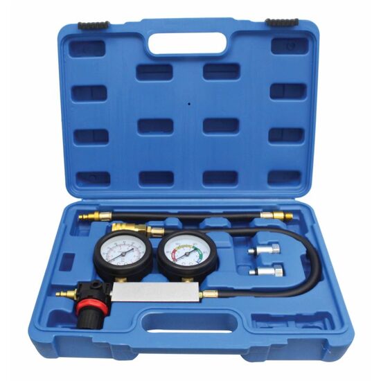 Tester pentru diagnosticarea uzurii cilindrilor, a etanseitatii si pierderilor de presiune in cilindri, interval de măsura 0 - 7 bari, Satra