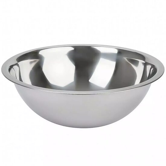 Bol, vas de bucatarie din otel inoxidabil, diametru 24 cm, inaltime 9 cm, argintiu, Kinghoff