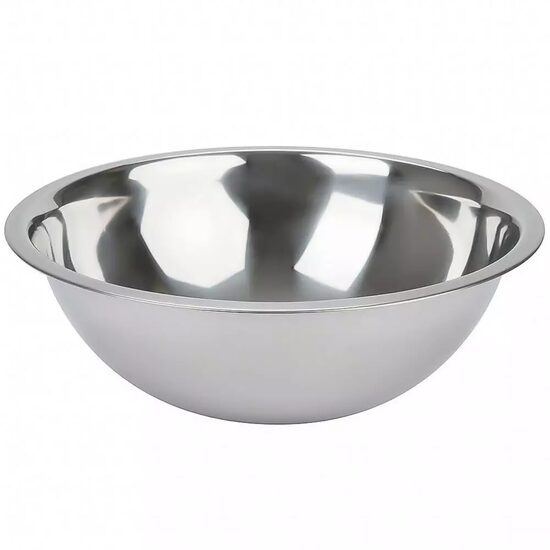 Bol, vas de bucatarie din otel inoxidabil, diametru 20 cm, inaltime 9 cm, argintiu, Kinghoff
