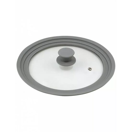 Capac universal din sticla si silicon, 24, 26, 28 cm, Kinghoff