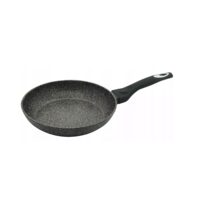 Tigaie din aluminiu cu strat ceramic marmurat, diametru 26 cm, gri,  Klausberg