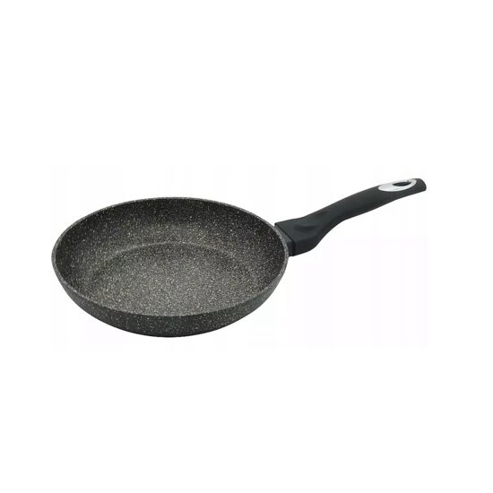 Tigaie din aluminiu cu strat ceramic marmurat, diametru 26 cm, gri,  Klausberg