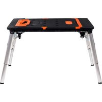 Banc de lucru pliabil 7 în 1, masa pentru atelier, capacitate incarcare 150 Kg, 3 prize 230 V, 109 × 55 × 78 cm, Kraft
