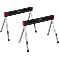 Set 2 suporturi pliabile pentru sustinere, capacitate 500 Kg, construcție metalica, 95 x 7 x 11,5 cm, Kraft