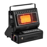 Incalzitor portabil,  aragaz pentru camping 2 în 1, 1.8 Kw, aprindere piezoelectrica, consum 90 g/h, 292 × 265 × 190 mm, Kraft