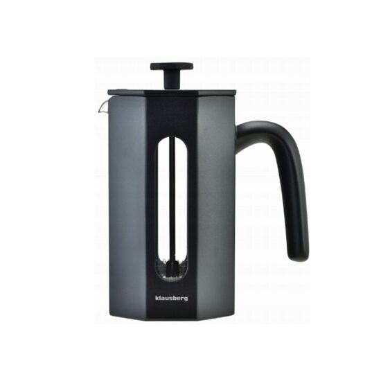 Infuzor pentru cafea, ceai sau ierburi, 600ml, inox si sticla, Klausberg
