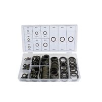 Set saibe pentru etansare, metal-cauciuc, M6- M24, 150 bucati, Asta