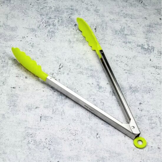 Cleste pentru bucatarie, inox-silicon, verde, Kinghoff