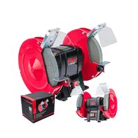 Polizor de banc cu 2 pietre, 200 mm, 1700W, 2950 rpm, Red Technic
