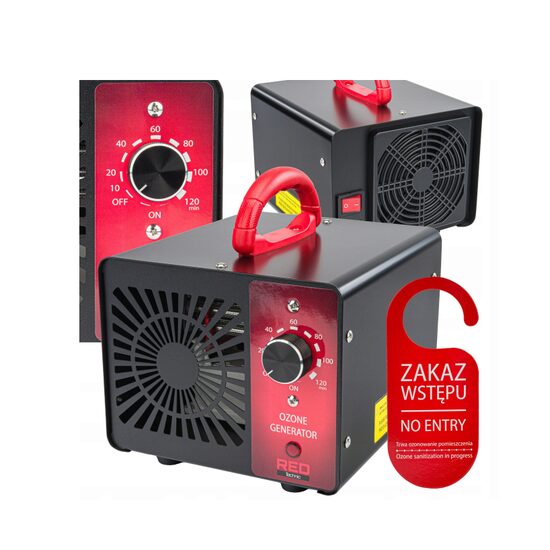 Generator de ozon pentru eliminarea mirosurilor neplacute si combaterea microbilor, putere 155 W, Red Technic