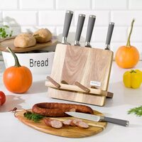 Set de 5 cutite, in suport de lemn, Kassel